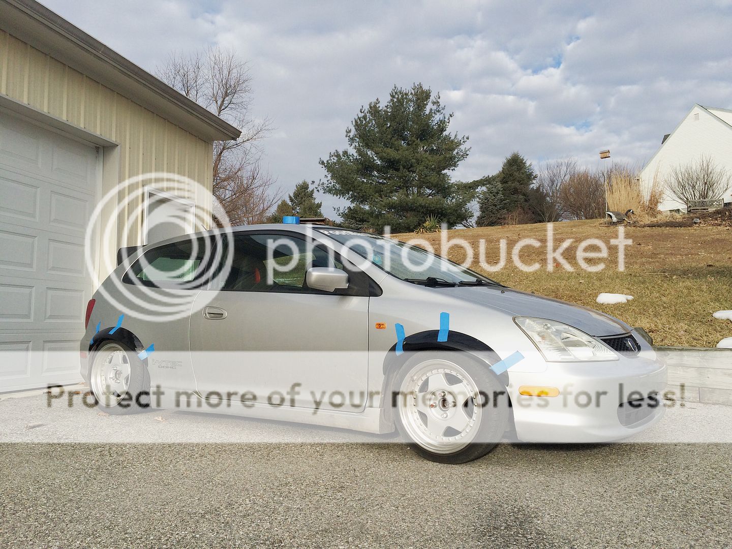 Pennsylvania EP3 Wide Body Fender Flares Acura RSX, ILX and Honda